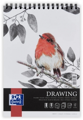 Bloc desen Oxford Drawing, A3 30 file, hartie 200g/mp, FSC, colectia Artistic